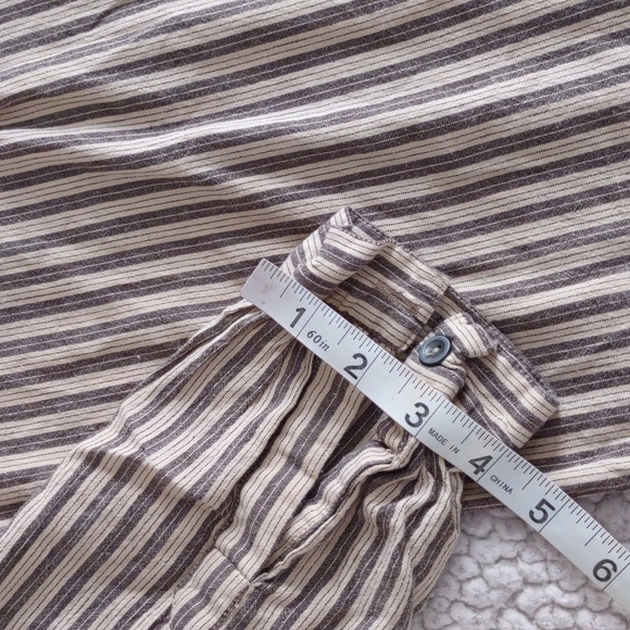 Peruvian Connection Size 12 Sullivan Striped Shirt Dress - Picture 6 of 15
